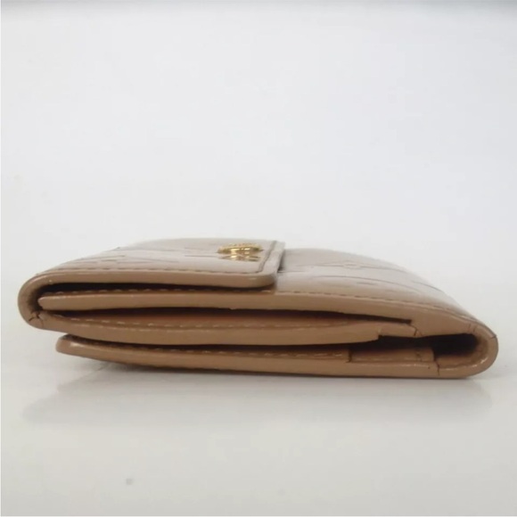 AUTH LOUIS VUITTON Ludlow Vernis Card Case Tan Champagne - Picture 4 of 8